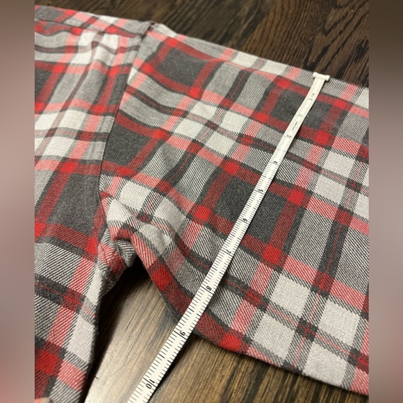 Men’s J. Crew Grey and Red Plaid Button Down Shirt - Picture 9 of 12
